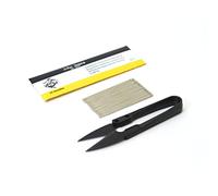 John James Saddlers Harness Needles Blunt Tip for Leather Sewing (Pack of 25) + Clippers - Size (2/0) + Clippers