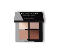 John Jeff - 4-Color Mineral Eyeshadow Palette - 4 Types Oatmeal Taupe - 4.9g
