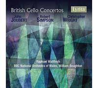 John Joubert, Robert Simpson & Christopher Wright - British Cello Concertos By Raphael Wallfisch (cello) ,BBC National Orchestra of Wales ,John Joubert (Composer) (2014-11-03)