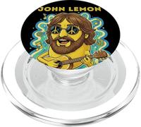John Lemon Funny 60s 70s Rock and Roll Music Parody PopSockets PopGrip for MagSafe