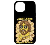 John Lemon Imagine All The Citrus Funny 60s 70s Rock & Roll Case for iPhone 15