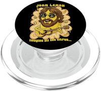 John Lemon Imagine All The Citrus Funny 60s 70s Rock & Roll PopSockets PopGrip for MagSafe