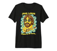 John Lemon Imagine All The Citrus Funny 60s 70s Rock & Roll Premium T-Shirt