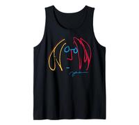 John Lennon Colorful Line Art Design Tank Top