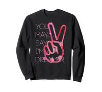 John Lennon - Dreamer Sweatshirt, Adult Unisex, Black, Medium