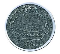 John Lennon Give Peace A Chance Hi Chrome Metal Pin Badge in Silver John Lennon Silver One Size