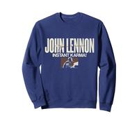 John Lennon - Gonna Get You Sweatshirt, Adult Unisex, Navy Blue, XX-Large