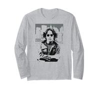 John Lennon Iconic Singer Print Old School 70s Rock Legend Long Sleeve T-Shirt
