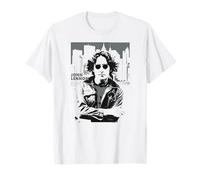 John Lennon Iconic Singer Print Old School 70s Rock Legend T-Shirt