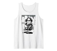John Lennon Iconic Singer Print Old School 70s Rock Legend Tank Top