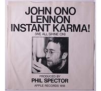 John Lennon - instant karma! / who has seen the wind 45 rpm single