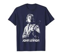 John Lennon - Oversized Portrait T-Shirt, Men, Navy Blue, Large