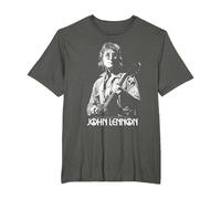 John Lennon - Oversized Portrait T-Shirt, Men's Big and Tall, Asphalt Grey, 5X Tall
