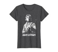 John Lennon - Oversized Portrait T-Shirt, Women, Dark Heather Grey, Small