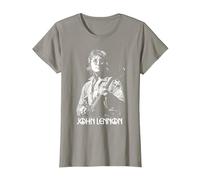 John Lennon - Oversized Portrait T-Shirt, Women, Slate Grey, 3X-Large