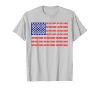 John Lennon - Peace Flag T-Shirt, Men, Silver Grey, 3X-Large