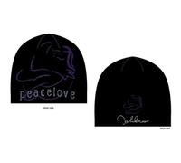 John Lennon Peace & Love Official Beanie Hat Black