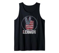 John Lennon Peace Symbol 70s Iconic Rock Singer Gift for F Tank Top