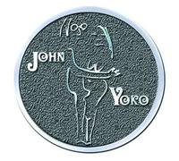 John Lennon Pin Badge: John & Yoko Embrace