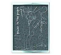 John Lennon Power To The People Hi Chrome Metal Pin Badge in Silver John Lennon Silver One Size