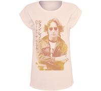 John Lennon Power To The People T-Shirt light pink L