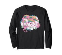 John Lennon Rainbows Love and Peace Long Sleeve T-Shirt