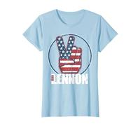 John Lennon - Red, White, Blue Peace T-Shirt