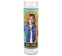John Lennon Secular Saint Candle - 8.5 Inch Glass Prayer Votive - Made in The USA by The Unemployed Philosophers Guild