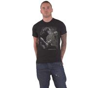 John Lennon T Shirt Gibson Portrait Logo Official Mens Black S