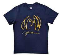 John Lennon T Shirt Self Portrait Official Unisex Navy Blue M