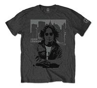 John Lennon - T-Shirt # Xxl Unisex Grey # Skyline