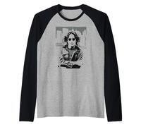 John Lennon Vintage Old School 70s Rock Legend Raglan Baseball Tee