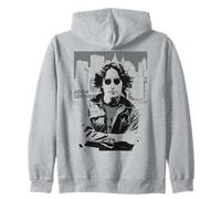 John Lennon Vintage Old School 70s Rock Legend Zip Hoodie