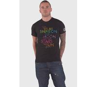 John Lennon We will All Shine On T-Shirt in Black | Size: Large John Lennon Black L