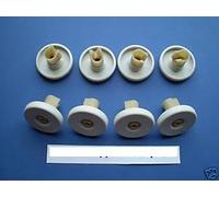 JOHN LEWIS Dishwasher Basket Wheels LOWER X 8 new