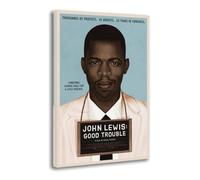 John Lewis Good Trouble Poster Decorative Painting Canvas Wall Posters And Art Picture Print Modern Family Bedroom Decor Posters 16x24inch(40x60cm)