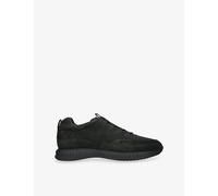 John Lobb Mens John Lobb Stream Tonal-Lace Suede Trainers Black Eur 44 / 10 UK Men