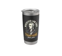 John Locke Liberalism Philosopher Freedom Stainless Steel Insulated Tumbler