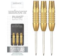 John Lowe Phase 2 Gold Shark Grip Purist 90% Tungsten Steel Tip Darts by Unicorn