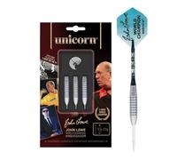 Unicorn Unisex John Lowe W/c Ambassador 90% Tungsten Darts, Silver, 25 G EU