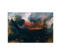 John Martin Painter's《The Great Day of His Wrath》Art Poster Canvas Wall Art Decorative Picture Prints Modern Decor 12x18inch(30x45cm)
