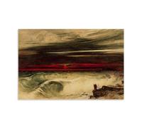John Martin - The Destruction of Pharaoh's Host Classic Masterpiece Poster Art Canvas Painting Decor Wall Print Photo Home Modern Decoratives 08x12inch(20x30cm)