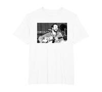 John Martyn Live by Everard Smith T-Shirt, Men's Big and Tall, White, 2X Tall