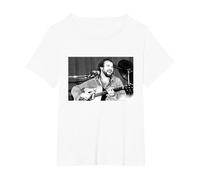 John Martyn Live by Everard Smith T-Shirt, Women's Plus, White, 6X