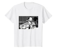 John Martyn Live by Everard Smith T-Shirt, Youth, White, Medium