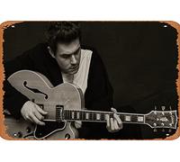 John Mayer (Singer, Songwriter) Music Poster Tin Sign Film Movie Cinema Theater 8 x 12 Inches - Vintage Metal Tin Sign for Home Bar Pub Garage Decor Gifts
