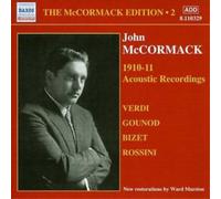 John McCormack Mccormack Edition 2, The: 1910 - 11 Acoustic Rec (CD) (US IMPORT)
