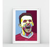 John McGinn - Aston Villa Legend - A3 Print by Rogues' Gallery