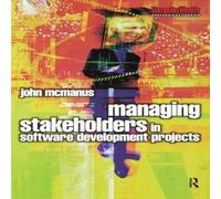 John McManus Managing Stakeholders in Software Development Projects Hardcover Book John McManus Multicolor