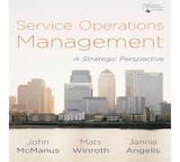 John McManus Service Operations Management: A Strategic Perspective Paperback Book John McManus Multicolor
